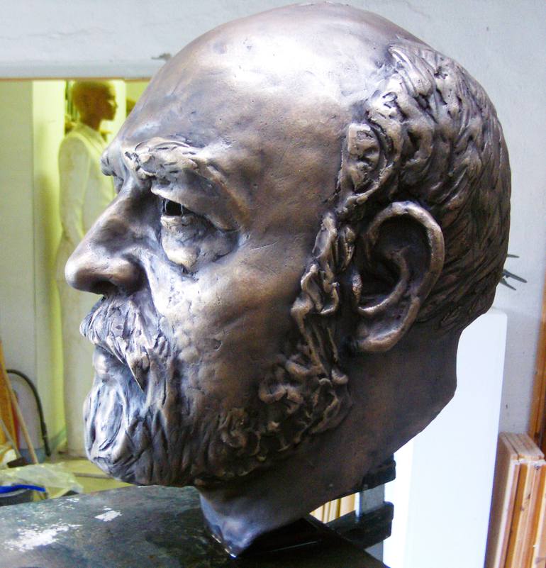 Original Figurative People Sculpture by Christo Stojanov