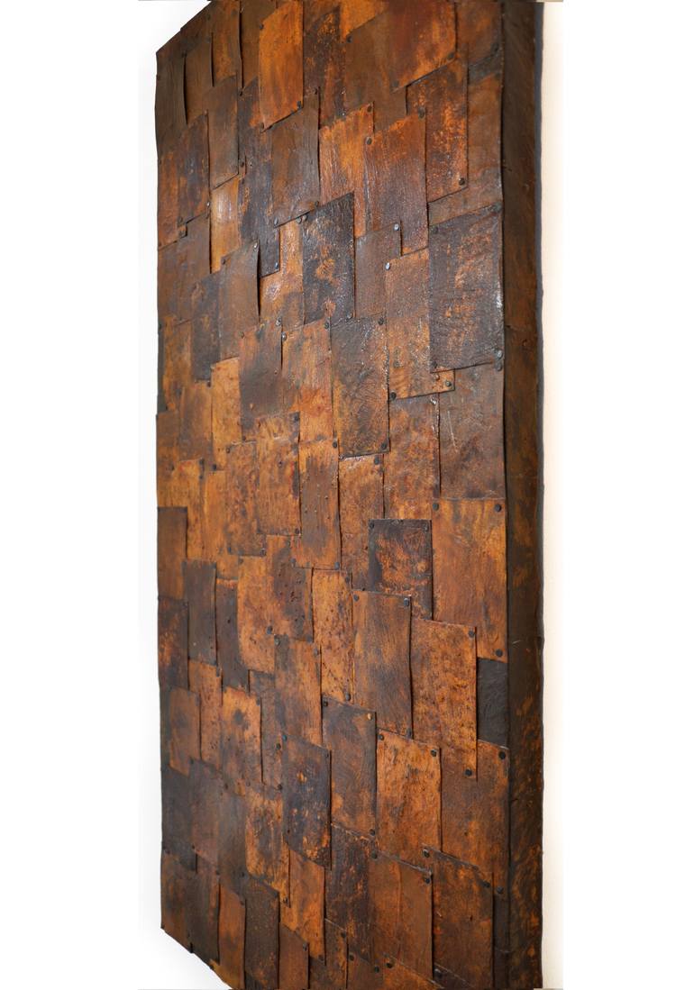Original Minimalism Abstract Collage by Annett Wagner