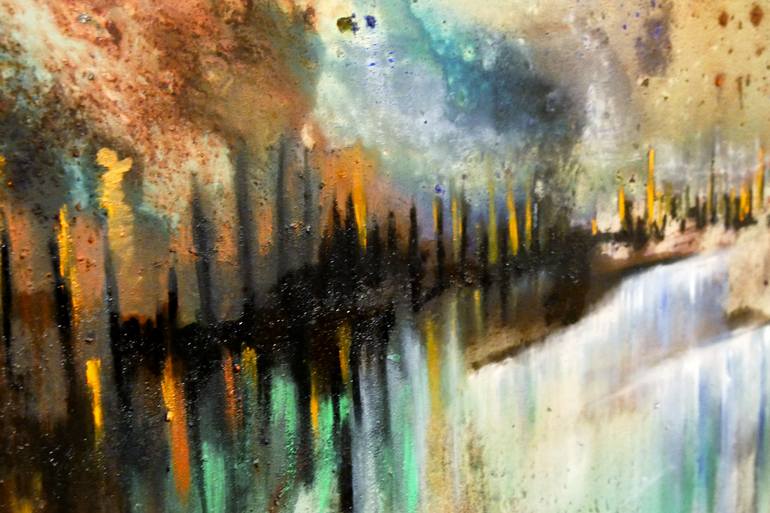 Original Abstract Landscape Painting by Irene Russo