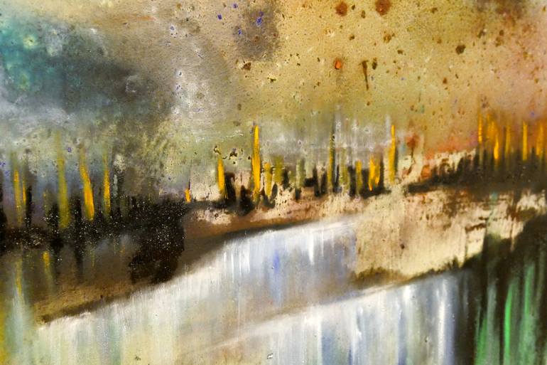 Original Abstract Landscape Painting by Irene Russo