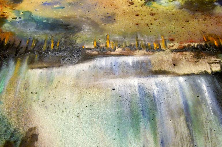 Original Abstract Landscape Painting by Irene Russo