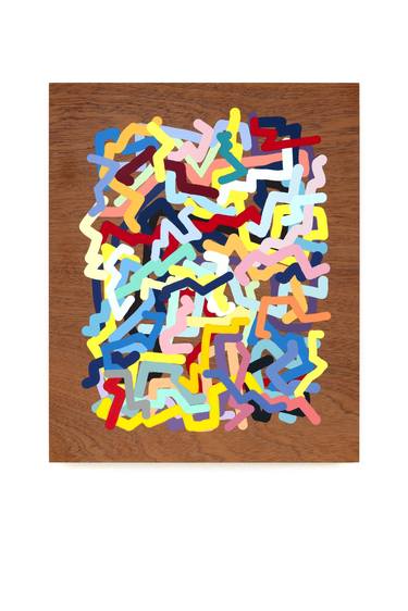 Original Conceptual Abstract Painting by Daan Den Houter