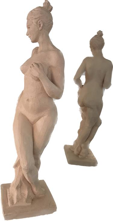 Nude Figure, Sculpture, Ceramic Handmade by Garo thumb