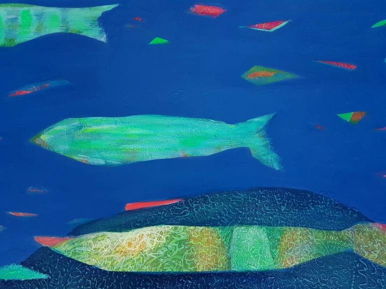 Original Fish Painting by Viktor Kolosov