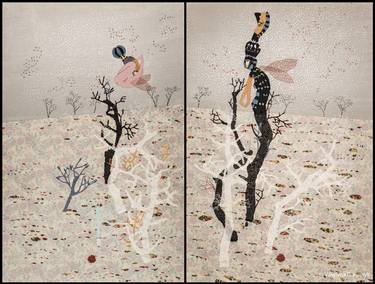 Original Botanic Collage by Vasylyna Buryanyk