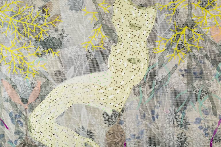 Original Modernism Animal Collage by Vasylyna Buryanyk