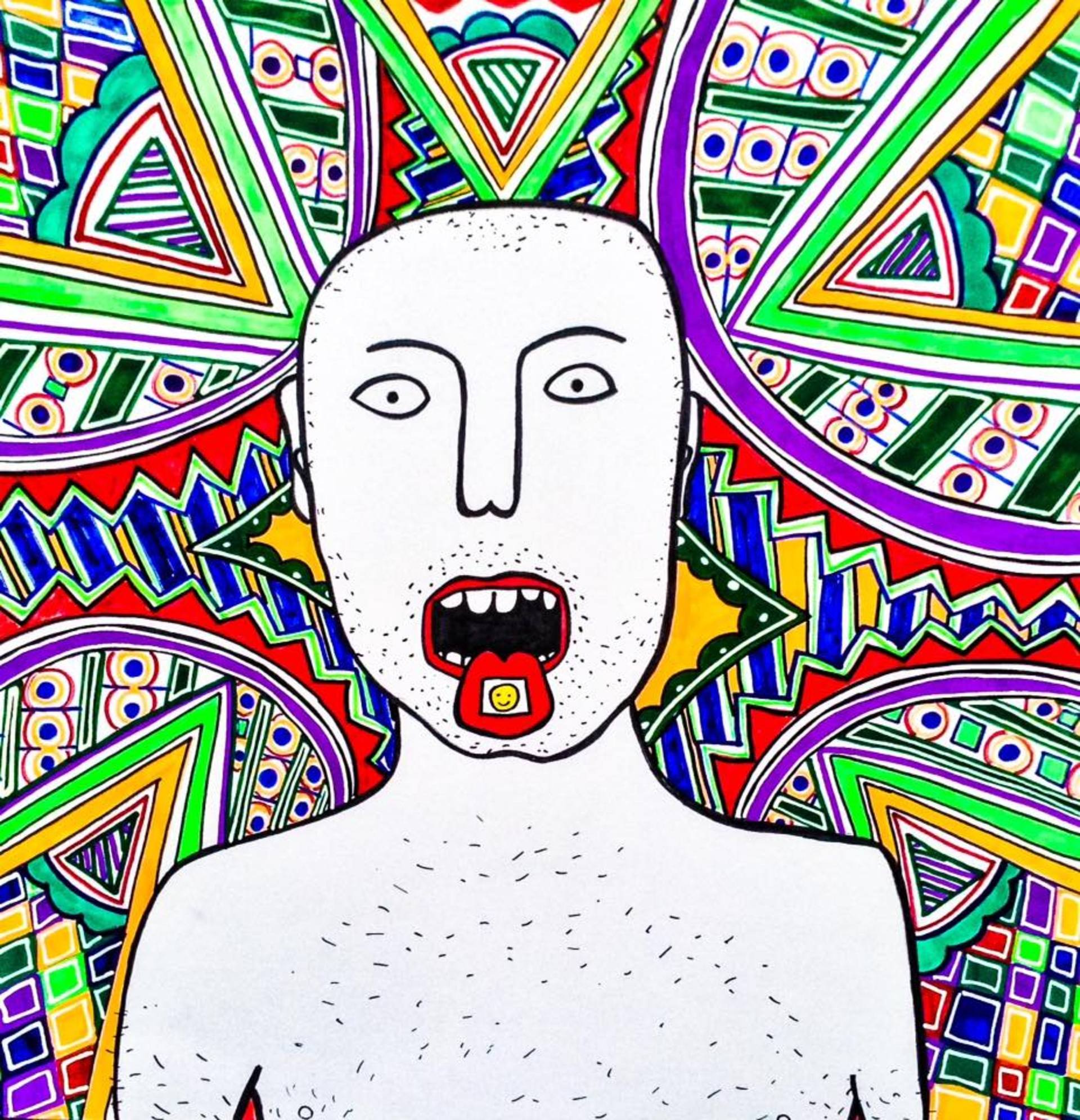 L.S.D Painting by Archibald Kordzaia | Saatchi Art