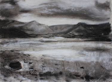 Original Expressionism Landscape Drawings by Yvonne Henry