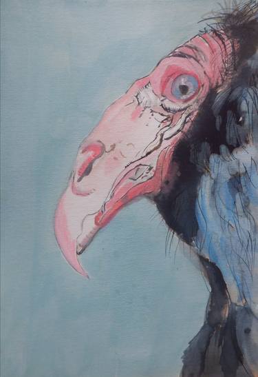 Original Expressionism Animal Drawings by Yvonne Henry