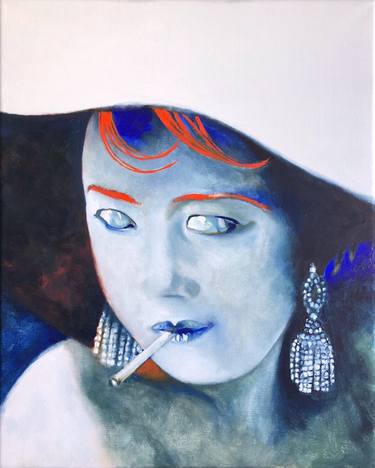 Original Women Painting by Yves Leterrier