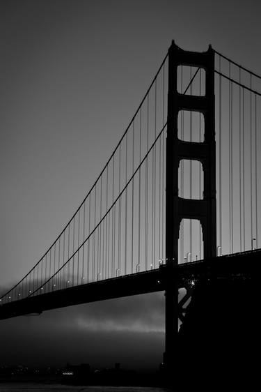 San Francisco Golden Gate Bridge in Silhouette thumb