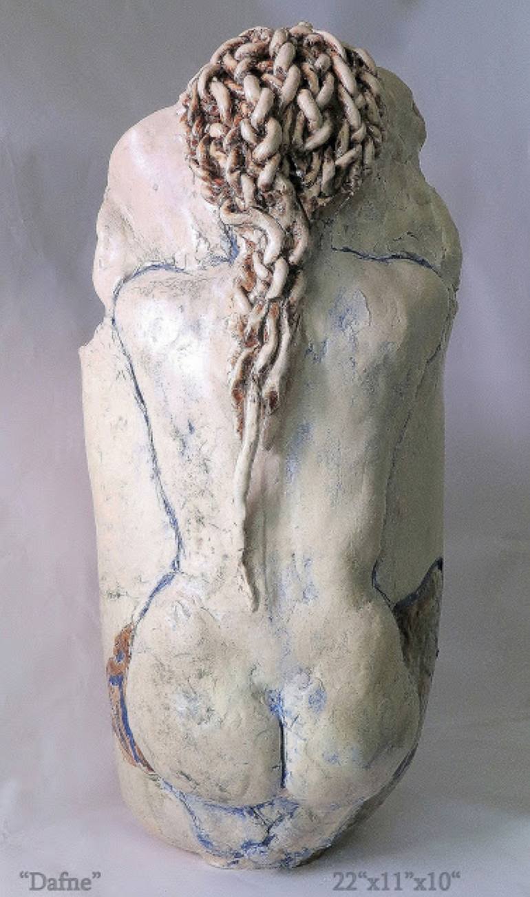 Original Fine Art Nude Sculpture by Judith Unger