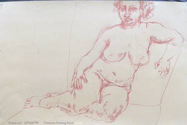 Original Figurative Nude Drawings by Judith Unger