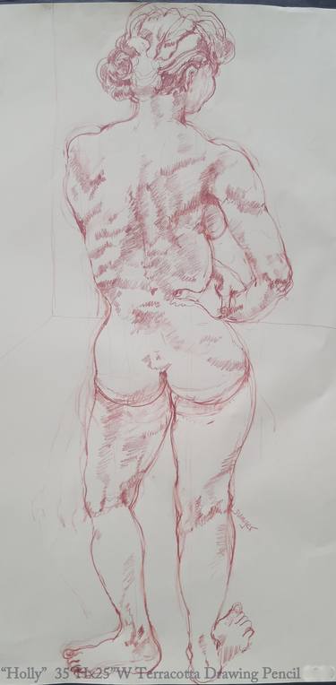 Original Fine Art Nude Drawings by Judith Unger