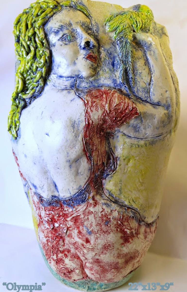 Original Fine Art Women Sculpture by Judith Unger