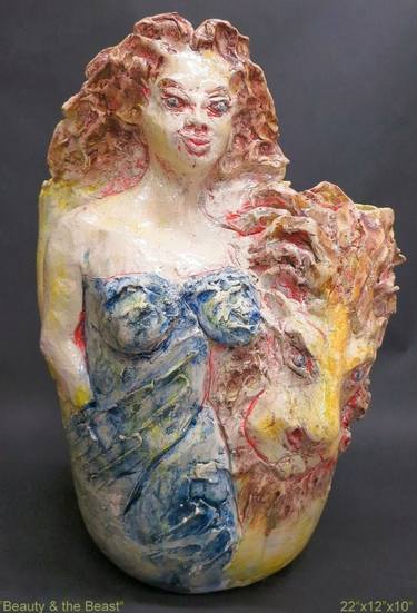 "Beauty and the Beast" ORIGINAL Sculpture thumb