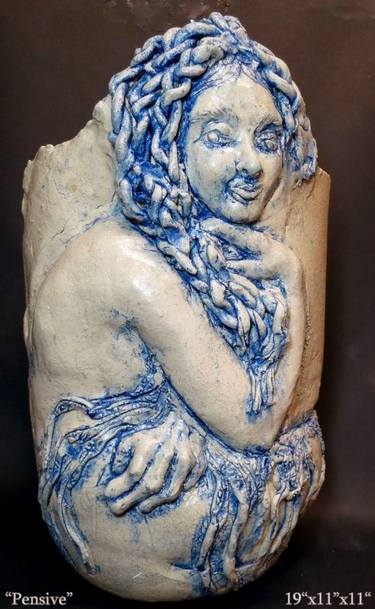 Original Figurative Women Sculpture by Judith Unger
