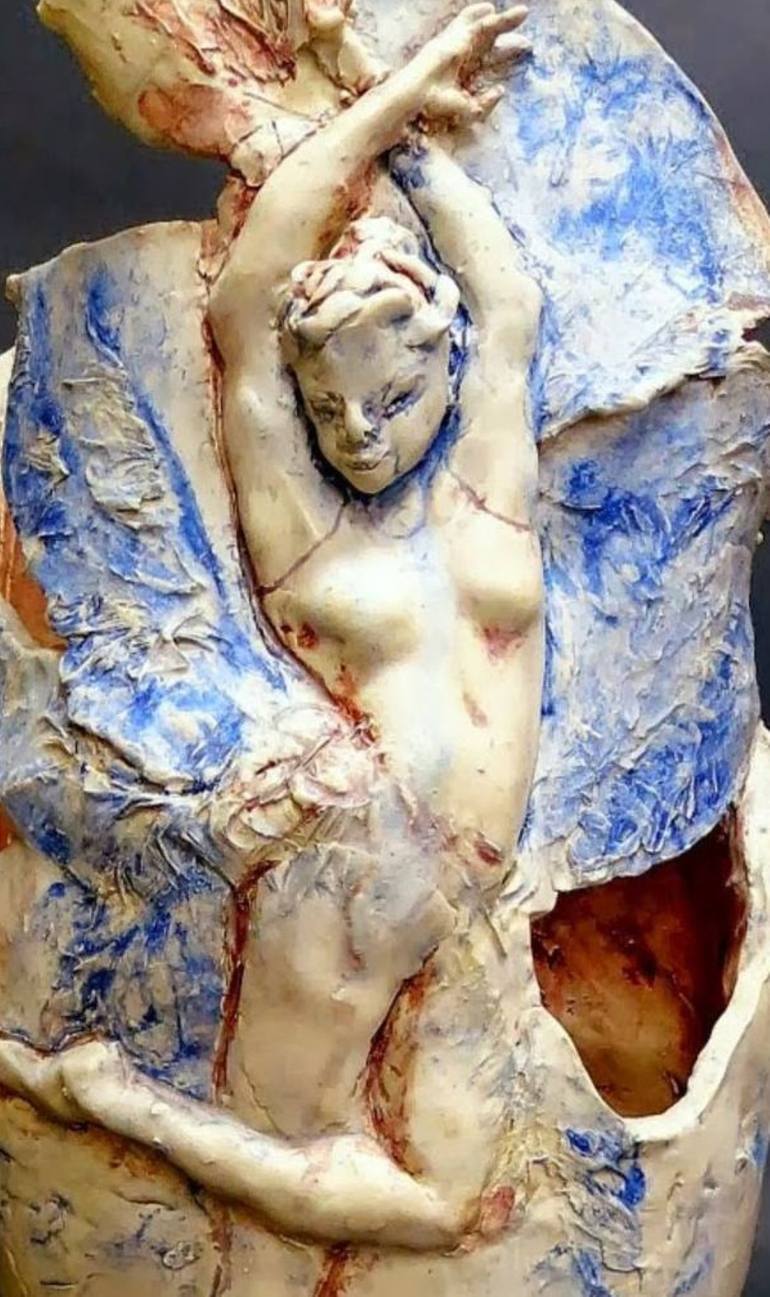 Original Figurative Women Sculpture by Judith Unger