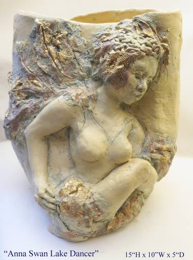 Original Figurative Women Sculpture by Judith Unger