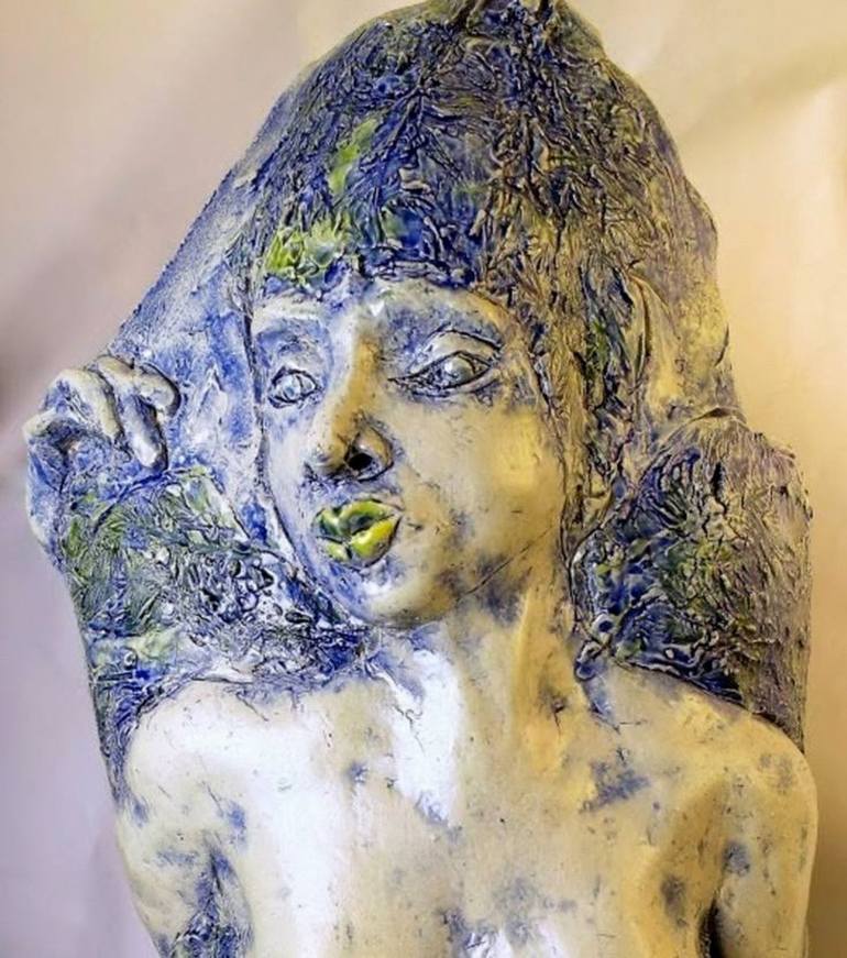 Original Realism Women Sculpture by Judith Unger