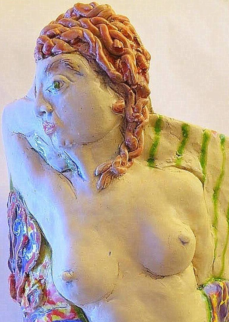 Original Figurative Women Sculpture by Judith Unger