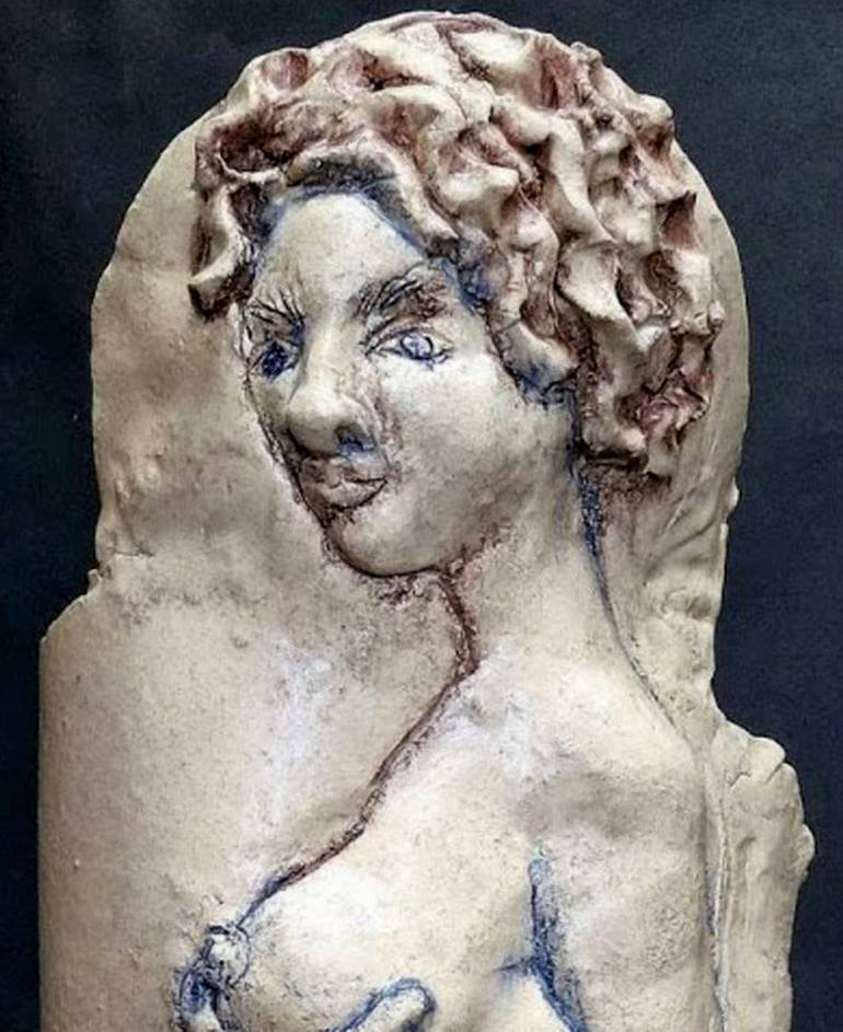 Original Figurative Women Sculpture by Judith Unger