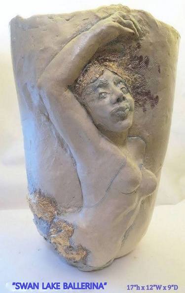 Original Figurative Women Sculpture by Judith Unger