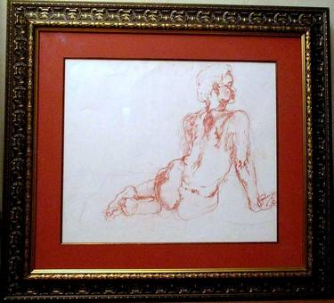 Original Figurative Women Drawings by Judith Unger
