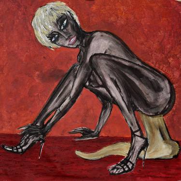 Print of Figurative Erotic Paintings by ORO Boro