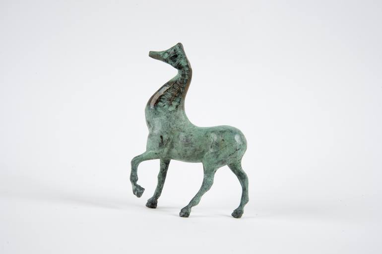 Original Figurative Classical mythology Sculpture by Annemarie Petri