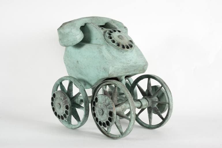 Original Figurative Transportation Sculpture by Annemarie Petri