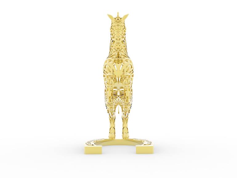 Original Abstract Animal Sculpture by Oyma Three D