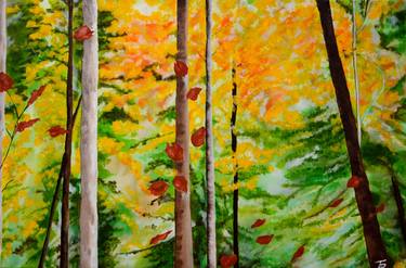 Print of Fine Art Nature Paintings by Nicole Theresia Spitzwieser