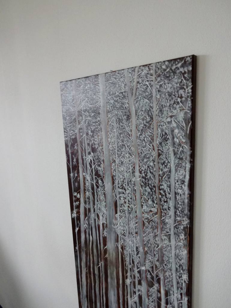 Original Tree Painting by Nicole Theresia Spitzwieser