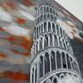 Oil on Linen
I painted this picture, during a short trip to Pisa.
As often I`m in a new and foreign city, i grab my painting staff an draw whatever impresses my eyes, this time it was the leaning tower of Pisa.

The work was created on linen surface and painted with oil-paint
The work will be shipped stretched and ready to hang
The artwork is unframed