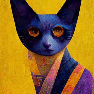 Print of Conceptual Cats Digital by Marco Grà
