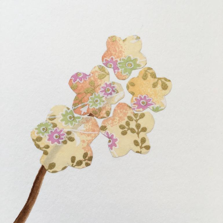 Original Floral Collage by Natasha Sorelli