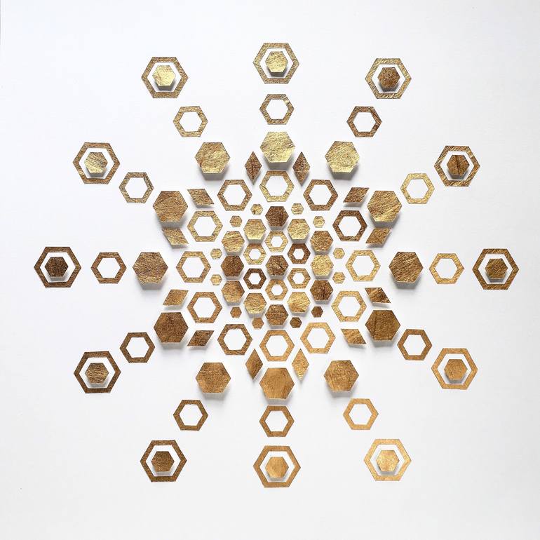 Original Abstract Geometric Sculpture by Natasha Sorelli