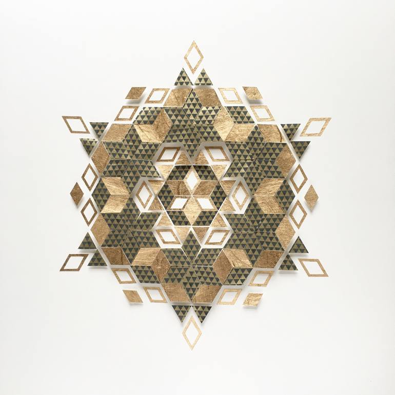 Original Abstract Geometric Installation by Natasha Sorelli