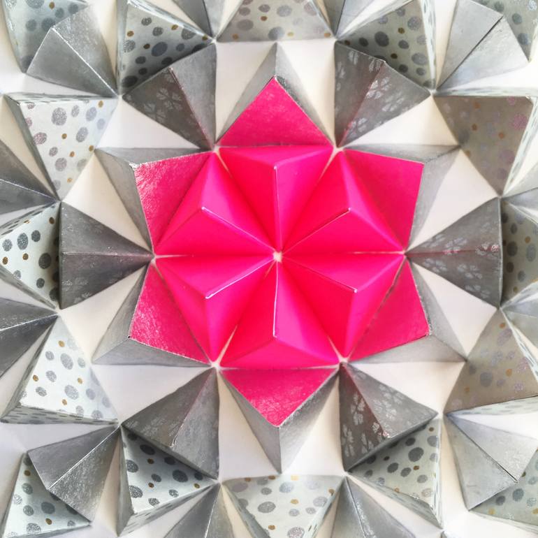 Original Abstract Geometric Installation by Natasha Sorelli