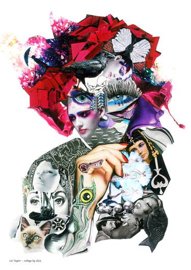 Print of Street Art Pop Culture/Celebrity Collage by Street Art by GLIL