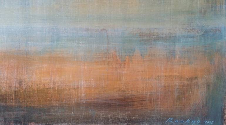 Original Abstract Landscape Painting by John Rockas