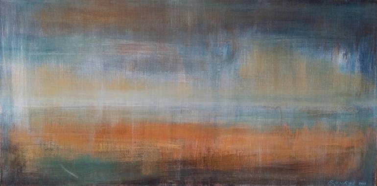 Original Abstract Landscape Painting by John Rockas
