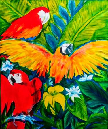 Original Fine Art Animal Painting by Kara Lynn Barker