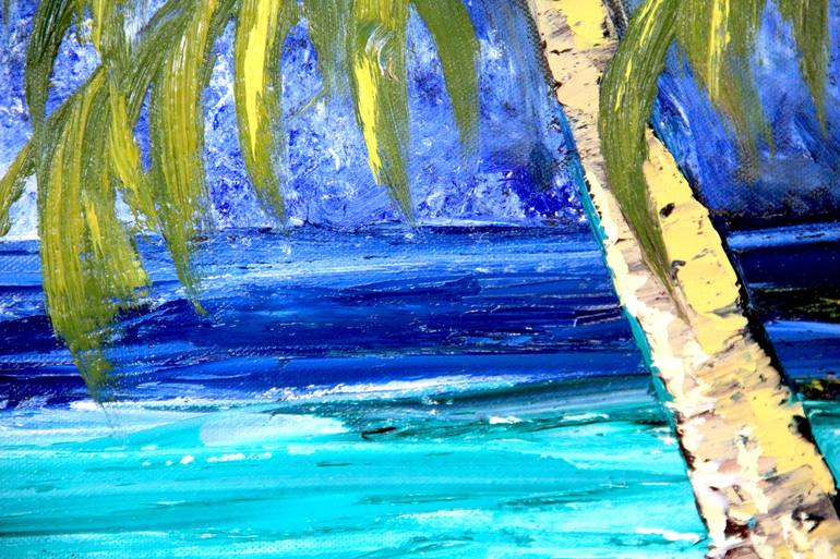 Original Beach Painting by Olya Shevel