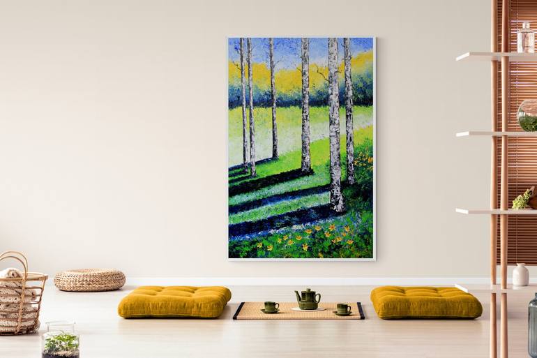 Original Landscape Painting by Olya Shevel