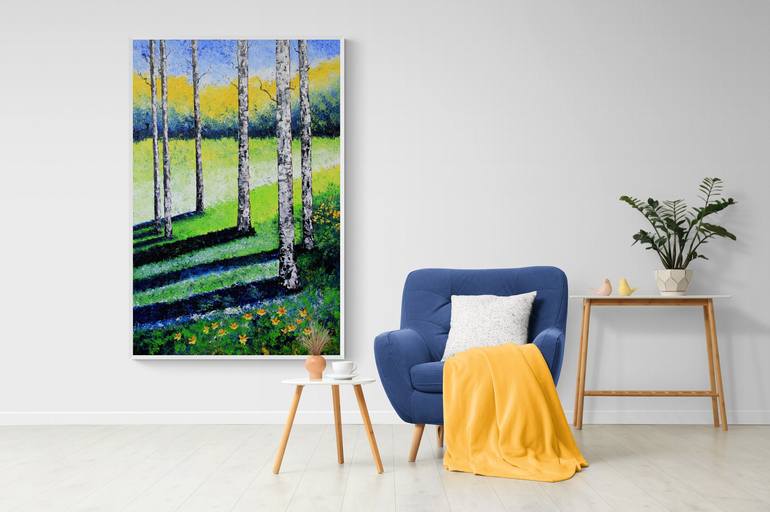 Original Landscape Painting by Olya Shevel