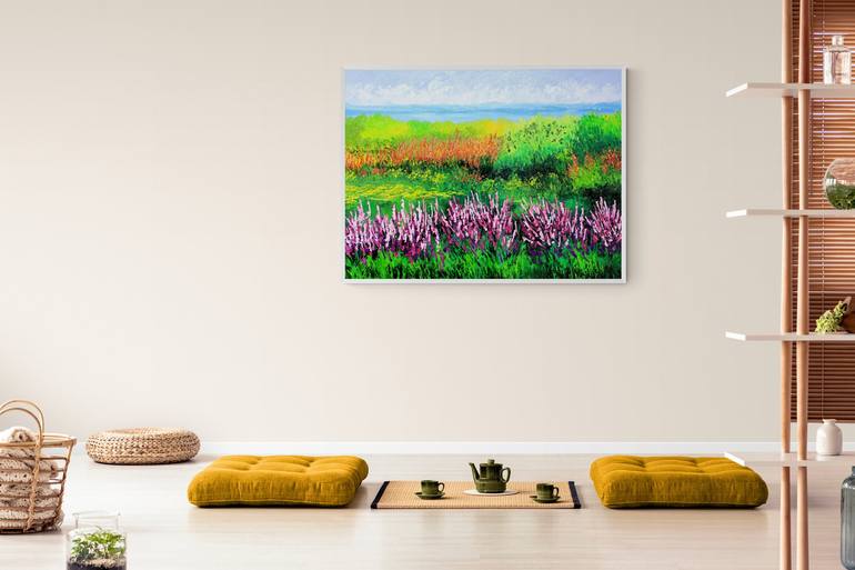 Original Landscape Painting by Olya Shevel