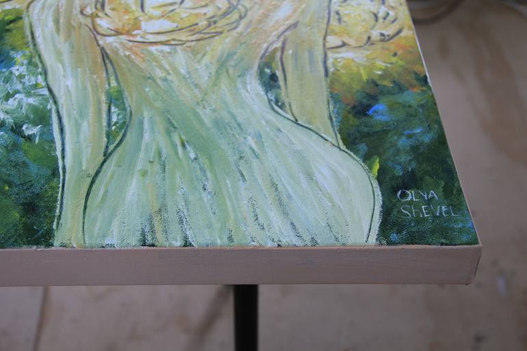 Original Women Painting by Olya Shevel