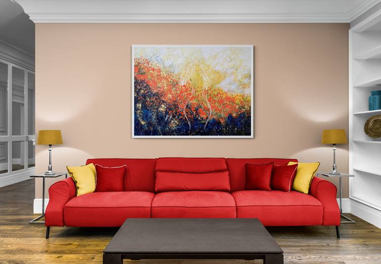 Original Abstract Painting by Olya Shevel